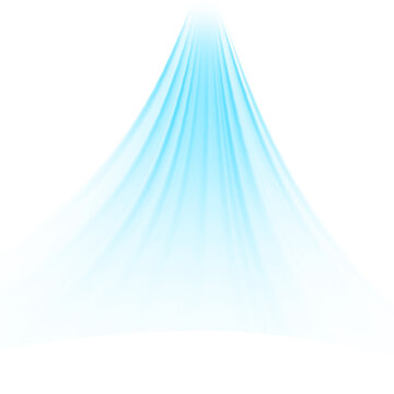 Blue Air Conditioner wind flow, wind blowing PNG
