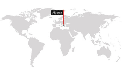 Naklejka premium Albania Photo 0003 digital illustration graphic visual image suitable for design projects presentations marketing materials web graphics and print des