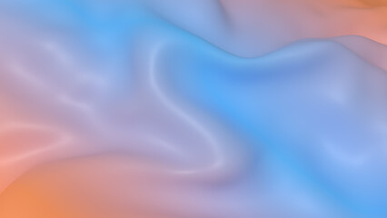 The abstract 3D background with fabric texture and soft pleats looks elegant and dynamic. Ideal for designing websites, posters and creative projects.