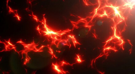 Fototapeta premium A vibrant and dynamic abstract background featuring fiery red and orange flames with bright highlights.