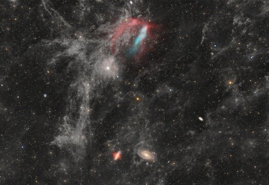 galactic region of M81 and M82