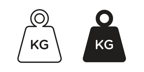 Fototapeta premium Weight icon. Perfect for app and web interfaces, marketing, etc.