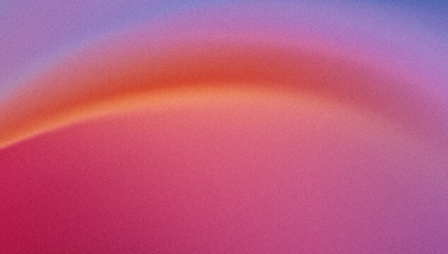 Vibrant sunset colors in grainy gradient featuring hot pink and fiery orange hues with soft purple transitions creating energetic summer vibe background