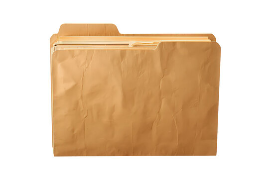 Manila folder holding documents, organizing files, management of office data, confidential business information transparent background