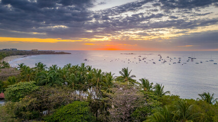 Aerial view of Tamarindo Costa Rica © bartsadowski