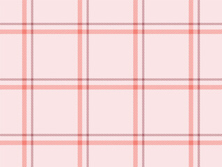 Fototapeta premium Seamless plaid pattern, muted brick red chequered windowpane plaid pattern background for textile clothing