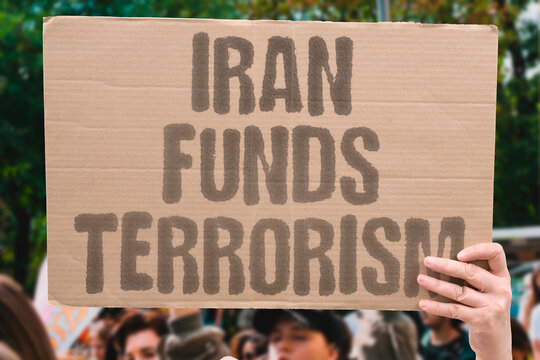 "Iran Funds Terrorism" The Iranian regime has long been accused of financing terrorist organizations globally. IRAN. REGIME. TERROR. FUND. SECURITY.