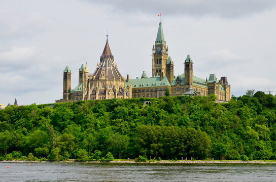 OTTAWA, CANADA: The Parliament of Canada is the federal legislative branch of Canada, seated at Parliament Hill in the national capital, Ottawa 