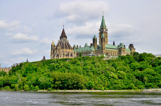OTTAWA, CANADA : The Parliament of Canada is the federal legislative branch of Canada, seated at Parliament Hill in the national capital, Ottawa 