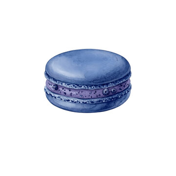 macaroon blueberry