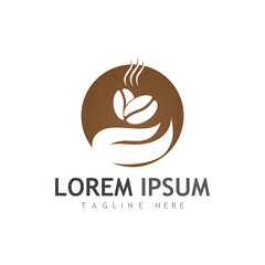 Obraz premium coffee bean icon vector