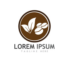 coffee bean icon vector