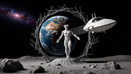 Cosmic Guardian Among Stars