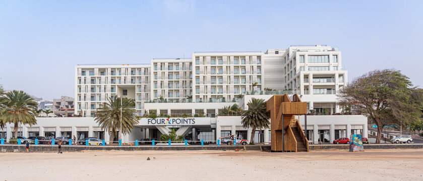 Sheraton Hotel, Four Points, beachfront in Laginha, Mindelo, S&atilde;o Vicente, Cape Verde.