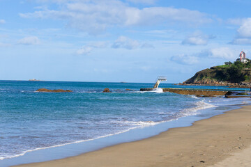 station baln&eacute;aire de saint quay portrieux, avec ses plages et piscines