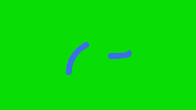 Wind animation on green screen