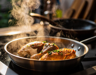 Fototapeta premium roasted chicken legs