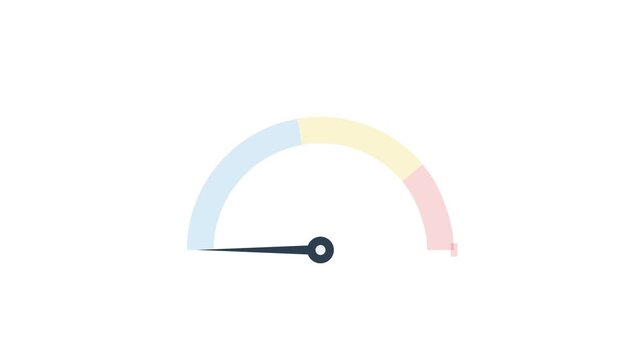 High Performance Speedometer Gauge Icon Vector