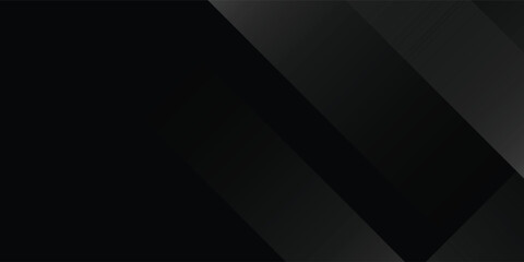 Obraz premium Black abstract background. Elegant dark diagonal shape elements. Modern luxury grey gradient graphic design.