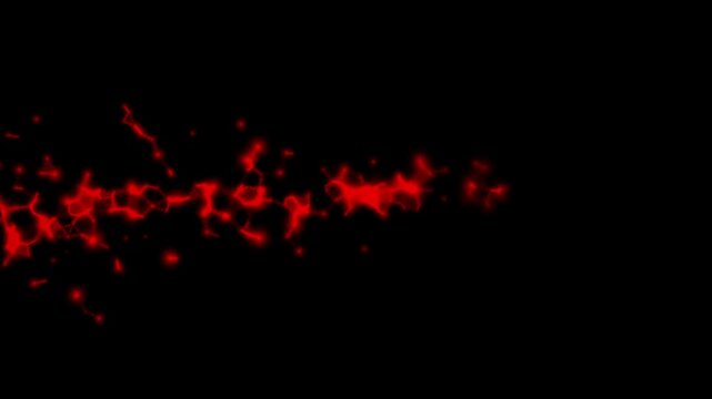 Red liquid splash explosion, blood splatter effect on black background, dynamic fluid particles flying, dramatic paint splatter texture with horror crime concept and chaos energy.