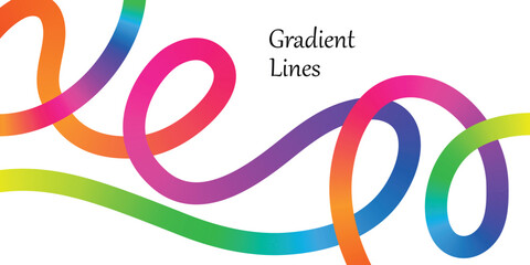 Colorful hello handwritten calligraphy script typography vector illustration © Sadia