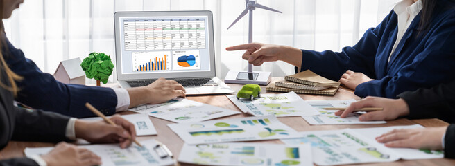Business data dashboard provide business intelligence analytic for marketing strategy planning...