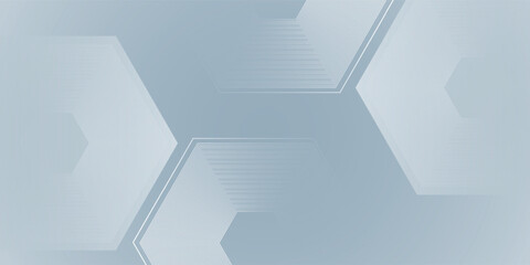 Fototapeta premium Vector watercolor hexagon line background art