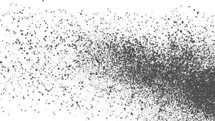 Obraz premium Abstract vector noise texture with fine dust particles distressed uneven grunge background isolated on white Grunge vector dust and debris particles forming subtle noise texture