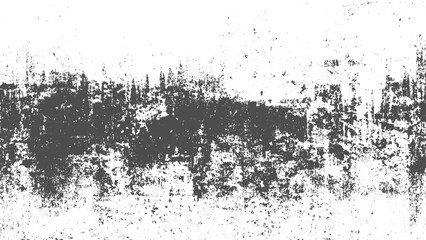 Naklejka premium grain scratches and distressed vector texture Distressed black and white scratched grain texture vector with gritty monochrome abstract surface