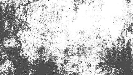 Fototapeta premium Black and white grunge grain scratched texture vector with distressed monochrome abstract background Abstract monochrome grunge background