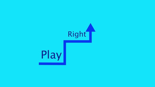 Minimalist white arrow glides smoothly across black background in elegant sine wave pattern from left to right