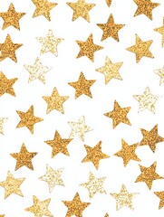 金色の星のパターン