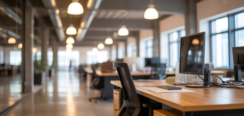 Fototapeta premium The Future of Workspaces