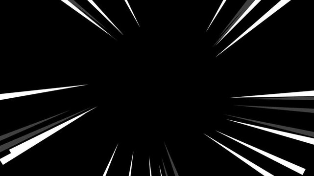 4K Anime White Speed Lines Black Background Speedy Animation Animated Running Run Triangles Pointing TikTok Video Overlay Visual Effects Shorts Silent White Blur Blurry Film Cinematic Abstract HD HQ