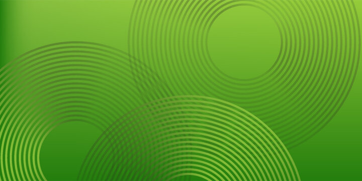 abstract grenn background with cirle shapes eps10