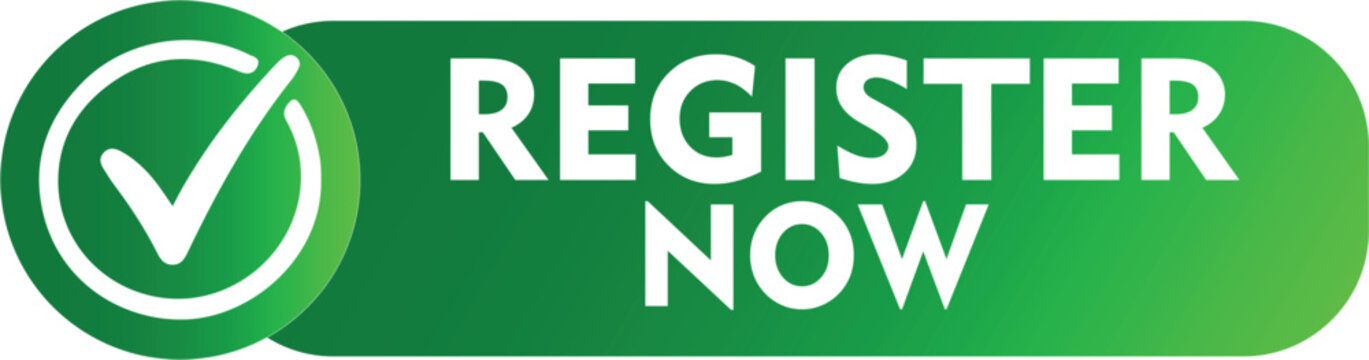 Register Now Button & Icon &ndash; Red Web and UI Element