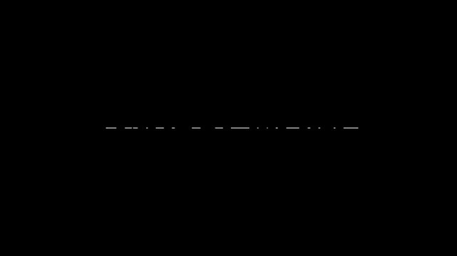 Phrase Quest Now revealed through vertical opening rectangle that exposes text and rotates diagonally across gradient bands with kinetic typography and geometric transition.