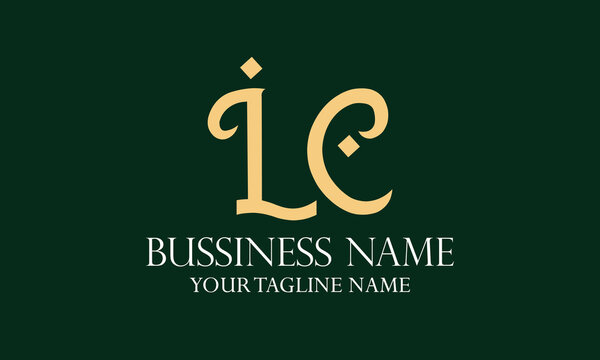 LC L lc initial logo | initial based abstract modern minimal creative logo, vector template image. luxury logotype logo, real estate homie logo. typography logo. initials logo