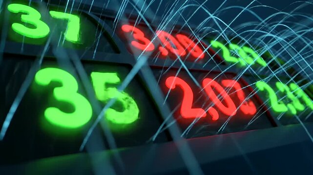 Quantum arbitrage paths visualize complex real-time financial data on a dynamic digital display, illustrating market analytics and algorithmic trading trends.