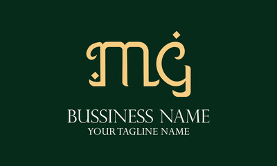 MG M mg initial logo | initial based abstract modern minimal creative logo, vector template image. luxury logotype logo, real estate homie logo. typography logo. initials logo