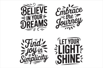 Obraz premium Motivational lettering art featuring inspirational quotes and floral embellishments
