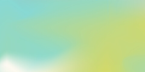 Light blue and green pastel colored gradient background. Abstract spring season blurry vector texture. Nature gradation pattern. Aesthetic bg. Vector soft horizontal backdrop for poster, cover, header © Nawawi
