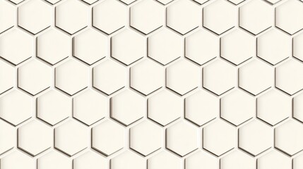 Seamless honeycomb hexagon grid pattern