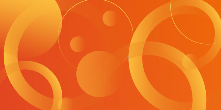 Pola latar belakang 3D pola lingkaran berwarna jingga dengan desain warna pastel lembut. Templat abstrak dan latar belakang tekstur gaya modern. Ilustrasi vektor eps10Print