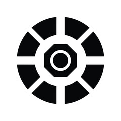 Obraz premium Vector design featuring a circular geometric pattern