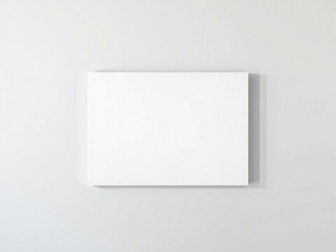 A white rectangle on a white wall