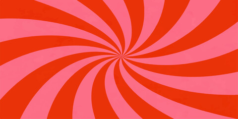 Abstract vibrant swirling spiral pattern, with radiating lines converging towards a central point, evoking a sense of motion and energy, it's perfect for graphic design or background use.