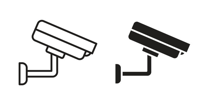 Security camera icon. Premium thin line vector illustrator. Vector EPS10