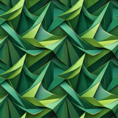 緑色のシームレスなリピートパターン柄