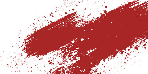 Abstract a vibrant, expressive brushstroke in striking red dominates the canvas, a visual representation of raw energy, passion, and artistic flair. © DreamLoom